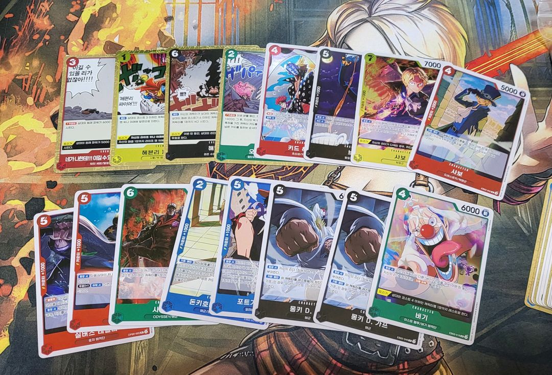 원피스, 코난 오버로드, 홀로라이브 카드 200여장 일괄 이미지