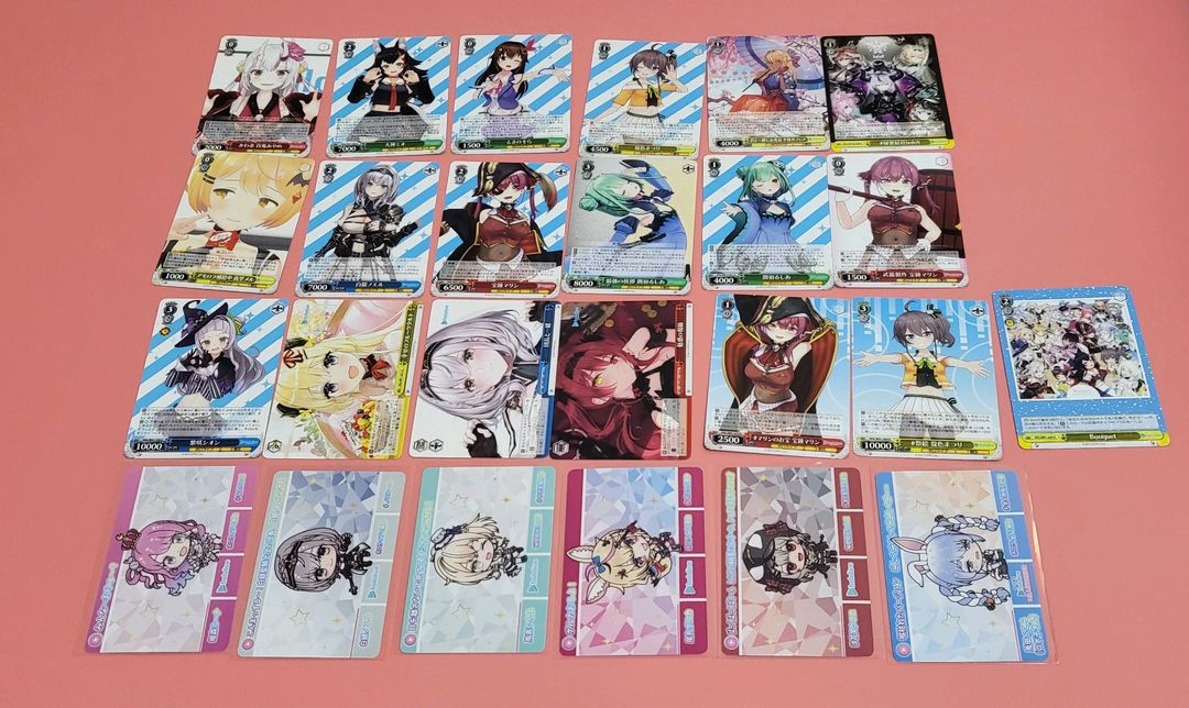 원피스, 코난 오버로드, 홀로라이브 카드 200여장 일괄 이미지