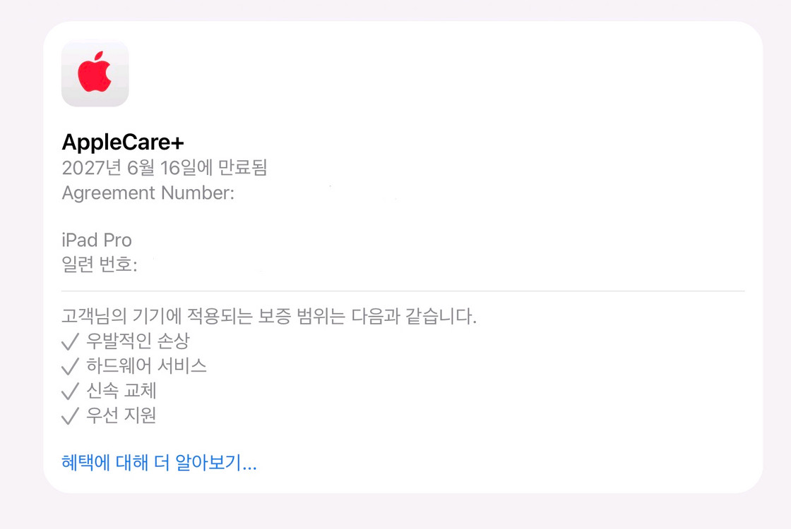 아이패드 프로 13 m4 256 와이파이 애플케어 이미지