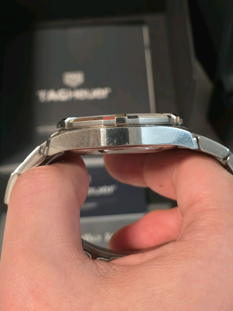 태그호이어 아쿠아레이서 43MM 스틸 청판 오토 이미지