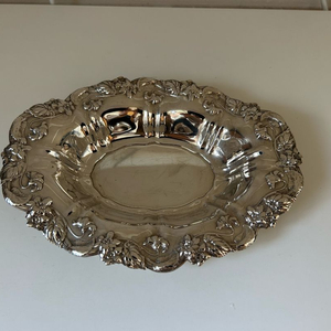 엔틱 프랑스 실버플레이트 접시 이미지