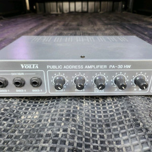 매장용 스피커용 마이크용 소형 미니 앰프 볼타 PA-30HW 상태좋음 경기광주 택배가능 이미지
