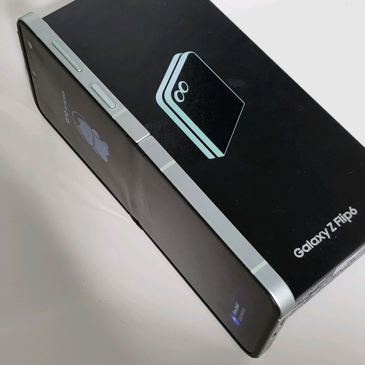 갤럭시 z플립6 민트 256GB 이미지
