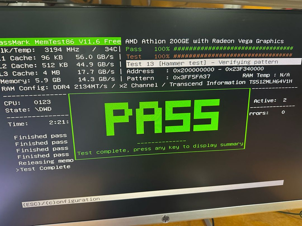 사무용 컴퓨터 + 27인치 모니터 판매 이미지