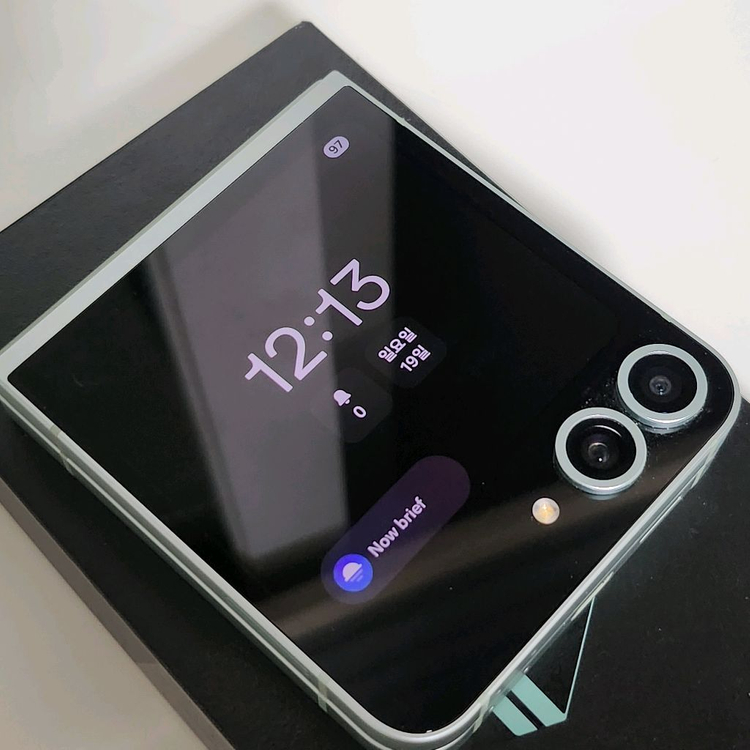 갤럭시 z플립6 민트 256GB 이미지