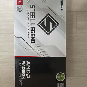 RX 9060 XT 16GB OC 스틸레전드 화이트 (미사용) 이미지