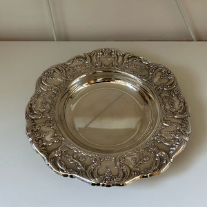 엔틱 프랑스 실버플레이트 접시 이미지