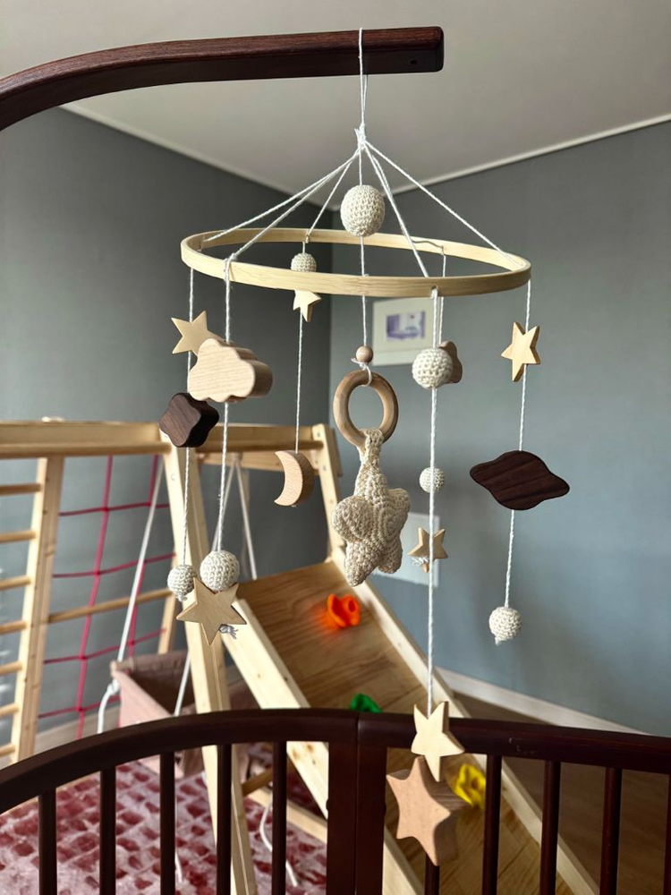 [최종가]스토케 슬리피 아기 침대 V2 월넛(다크브라운) 유아 신생아 원목 크립 바시넷 이미지