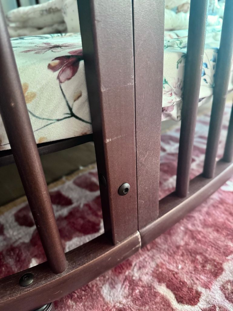 [최종가]스토케 슬리피 아기 침대 V2 월넛(다크브라운) 유아 신생아 원목 크립 바시넷 이미지