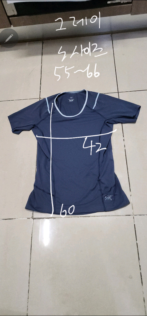 아크테릭스 여성 반팔 S 이미지