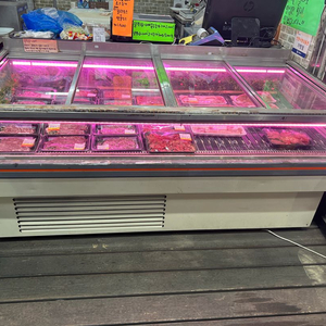 업소용 냉장고 쇼케이스. 냉장평대 이미지