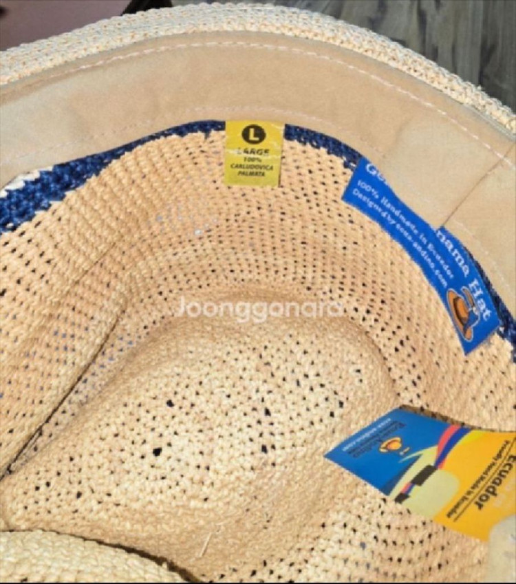 (가격인하) 오리지널 공식 파나마햇 에콰도르 정품 에콴디노 햇 Ecua-Andino 모자 이미지