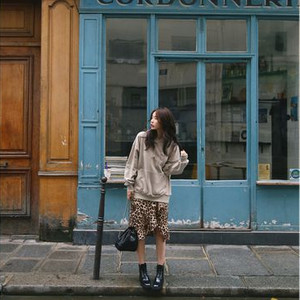 프로스트제이 레오파드 랩스커트/여성쇼핑몰/호피스커트/레오퍼드스커트 이미지