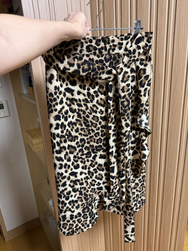 프로스트제이 레오파드 랩스커트/여성쇼핑몰/호피스커트/레오퍼드스커트 이미지