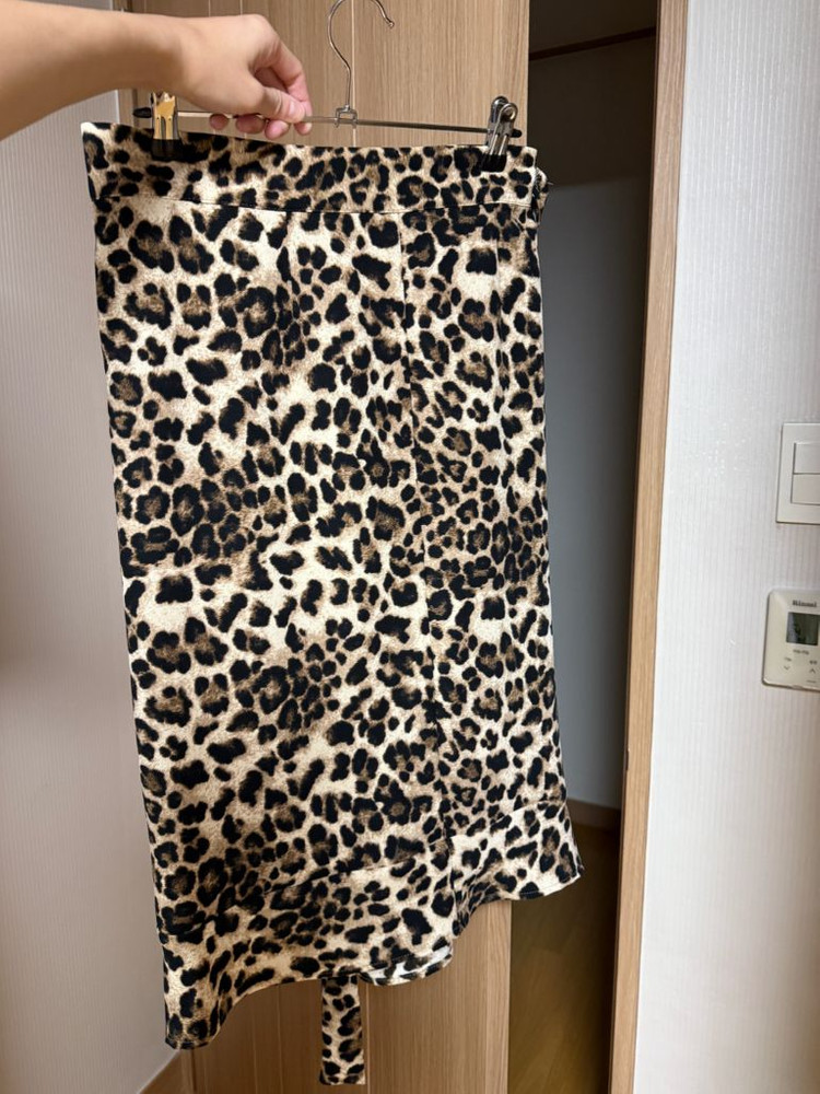 프로스트제이 레오파드 랩스커트/여성쇼핑몰/호피스커트/레오퍼드스커트 이미지