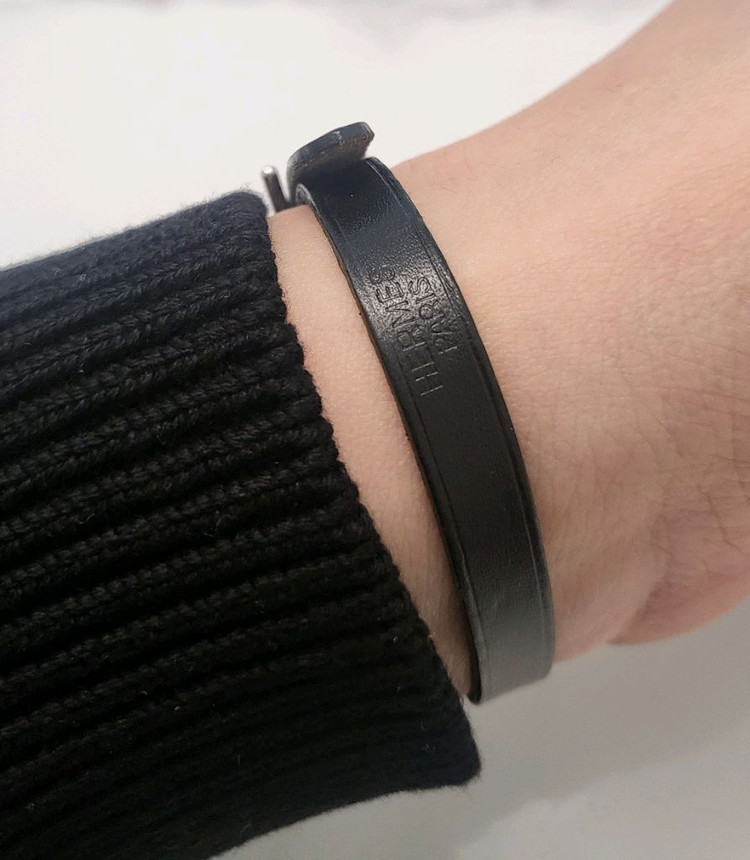 에르메스 하피 은장 팔찌 남여공용 브라이슬릿 남자 여성 여자 이미지