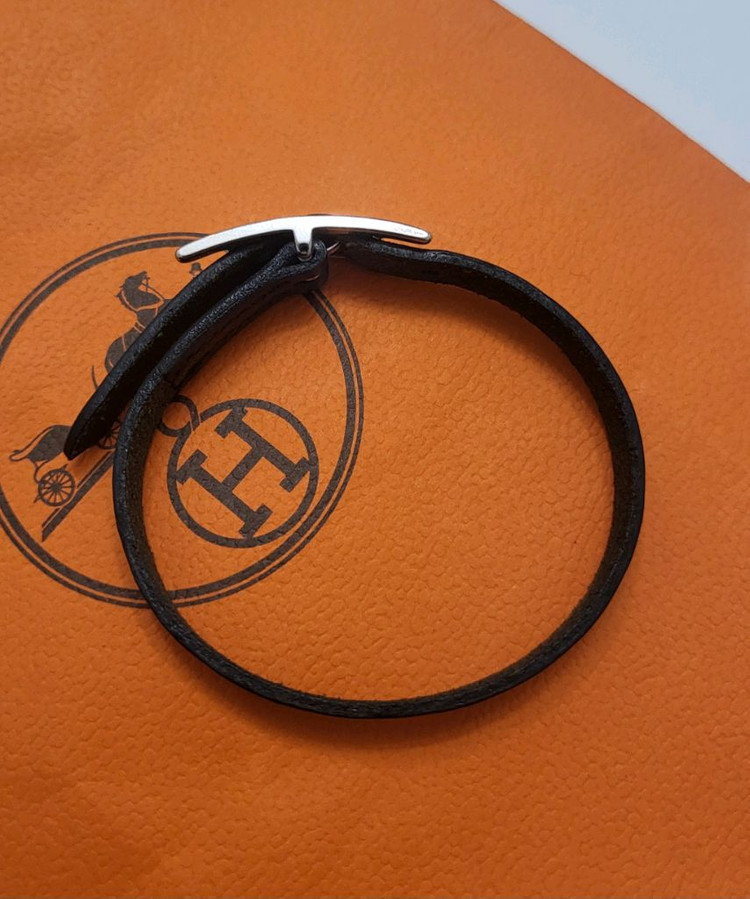 에르메스 하피 은장 팔찌 남여공용 브라이슬릿 남자 여성 여자 이미지