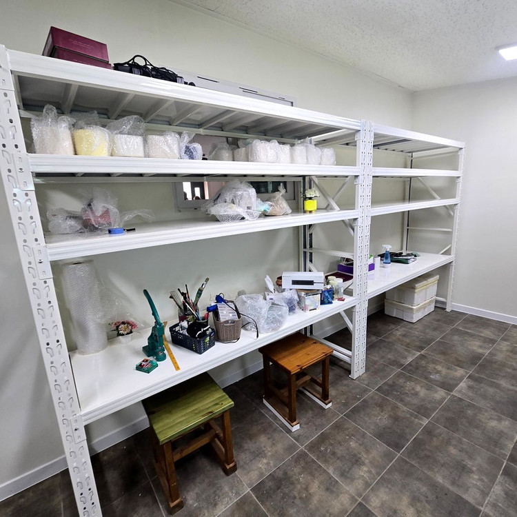 최저가 중량랙 철제다이 무볼트 철제선반 중량랙 매장랙 쇼팡몰랙 창고랙 이미지