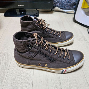 스프리스 캔버스 하이탑 스니커즈 270사이즈 팔아요 이미지