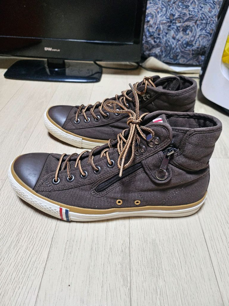 스프리스 캔버스 하이탑 스니커즈 270사이즈 팔아요 이미지