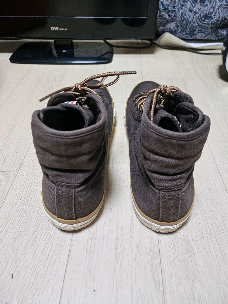 스프리스 캔버스 하이탑 스니커즈 270사이즈 팔아요 이미지