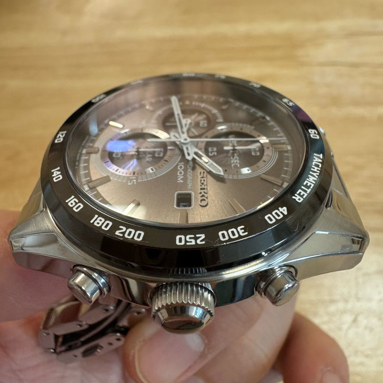 세이코 [SEIKO] 풀메탈 솔라 크로노그래프 손목시계 (S급) 이미지