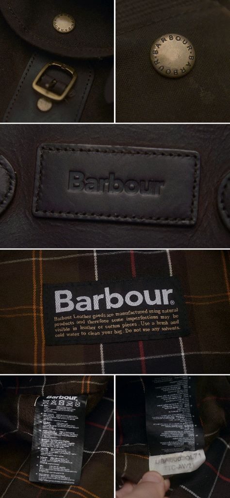 바버 (Barbour) 타라스 왁스 캔버스 레더 숄더.크로스 메신저백 이미지