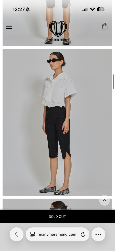 매니모어몽 정리해요 1 트위드팬츠 둘 이미지