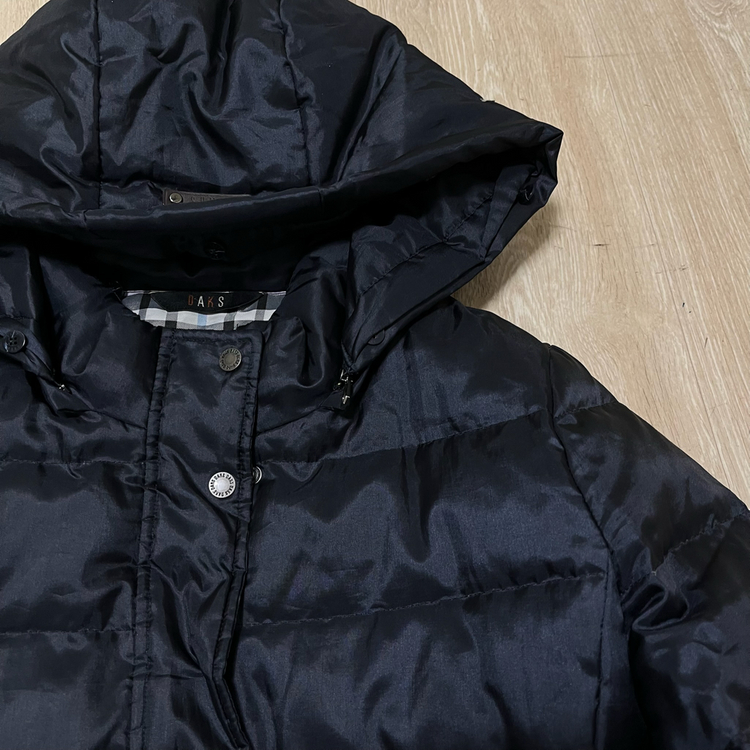 닥스 여성 구스다운 후드 롱패딩 점퍼 [다크 네이비] M/95 이미지