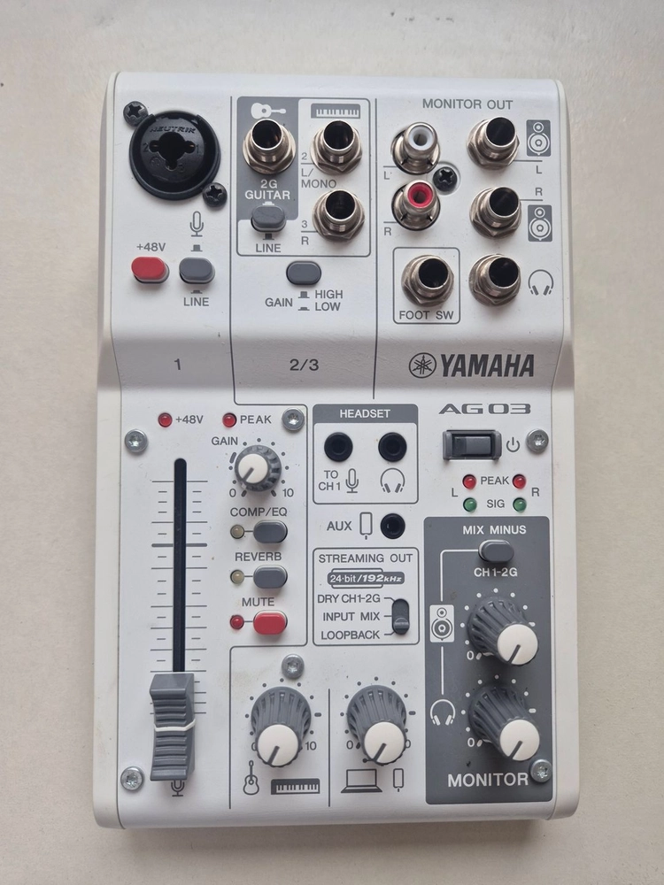 Yamaha ag03 mk2, shure sm58 마이크 팝니다 이미지