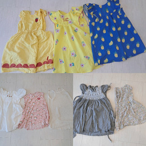 여아 여름원피스8벌 일괄(120~130사이즈) 이미지