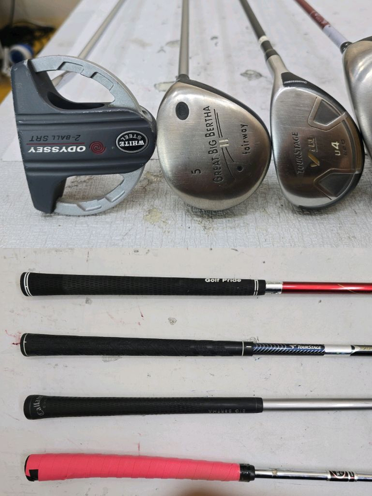 36만 캘러웨이 스틸 아이언 드라이버 등 남성용 중고골프채 풀세트 이미지