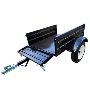 ATV 전용 트레일러 철제 추레라 운반용 트레일러 사륜바이크 비료운반 짐수레 이미지