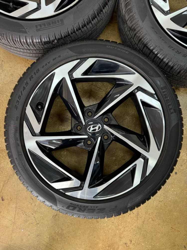 쏘나타 디 엣지 18인치 순정휠타이어 팝니다 이미지