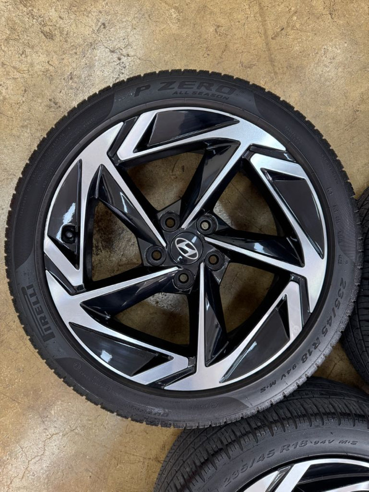 쏘나타 디 엣지 18인치 순정휠타이어 팝니다 이미지