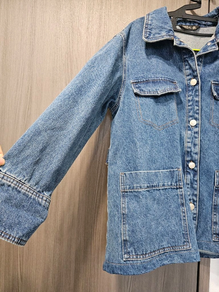 브리엘 데님 셔츠 자켓 이미지