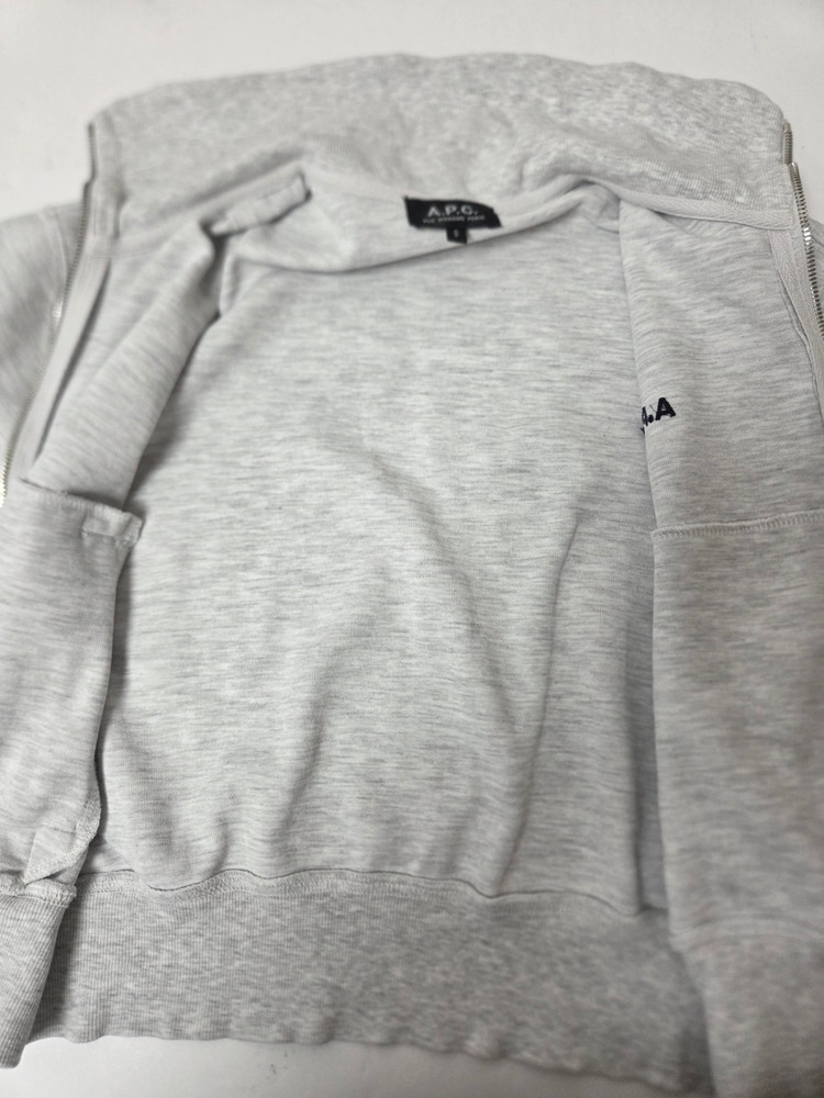 아페쎄 A.P.C 집업 스웻셔츠 라이트그레이(S) 이미지