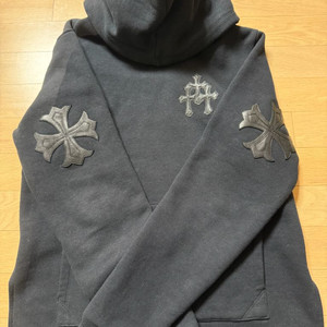 크롬하츠 양가죽 패치 후드 L 상태좋음 급쳐중 이미지