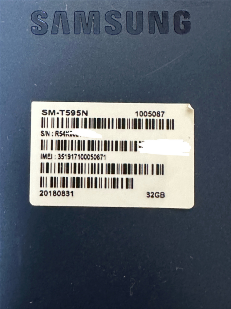 삼성 갤럭시 탭 A 10.5 32GB LTE(SM-T595N) 태블릿 부품용 팝니다 이미지