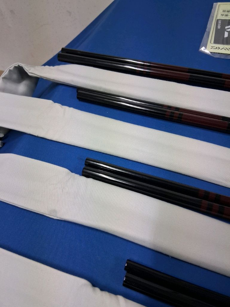 다이와 천봉 소우누리 8척ㅡ18척 11대 전세트 보증서 마개 천집 신품급 내림중층 낚시대 이미지