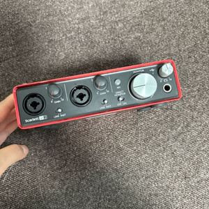 포커스라이트 스칼렛 2i2 2세대 케이블포함 이미지