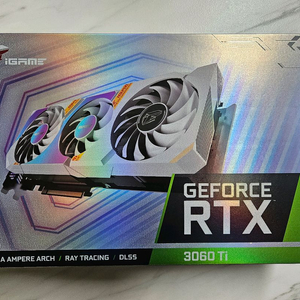 컬러풀 iGame RTX 3060Ti Ultra OC D6 8GB 화이트 이미지