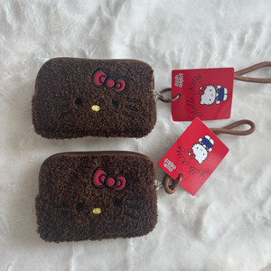 (새상품) 헬로키티 뽀글이 카드지갑 명함지갑 파우치 이미지