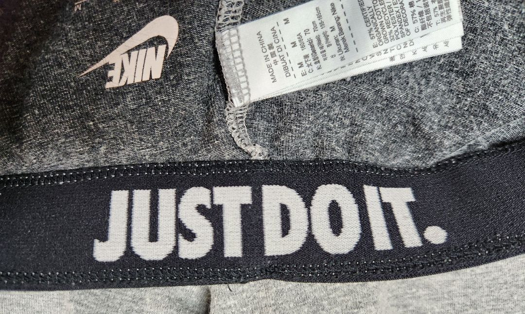 nike 나이키 멜란지 그레이 빅로고 레깅스 M 이미지