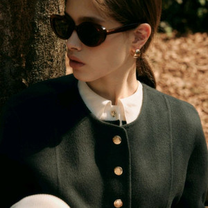 한섬 sjsj 캐시미어블렌드 자켓 코트 이미지