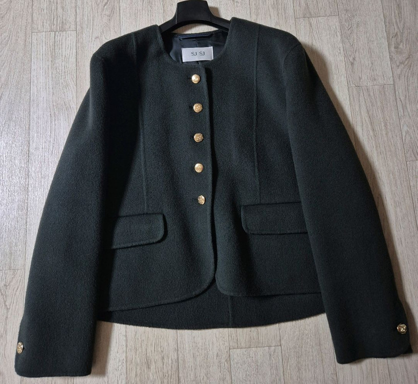 한섬 sjsj 캐시미어블렌드 자켓 코트 이미지