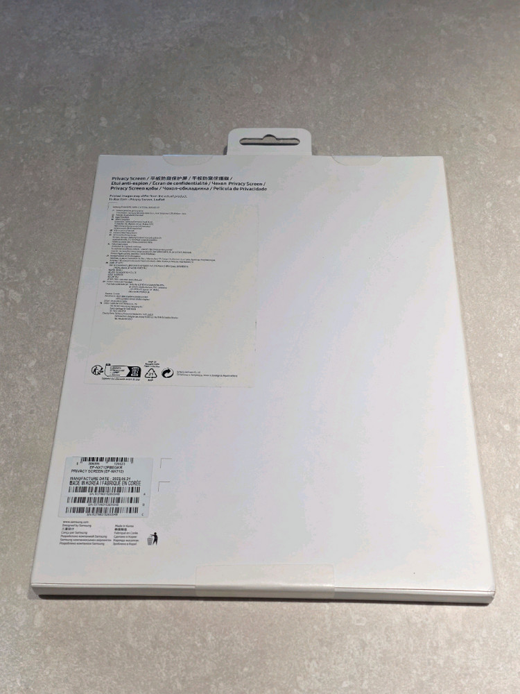 삼성정품 [갤럭시탭 S9] 프라이버시 탈부착 스크린 EF-NX712N 이미지