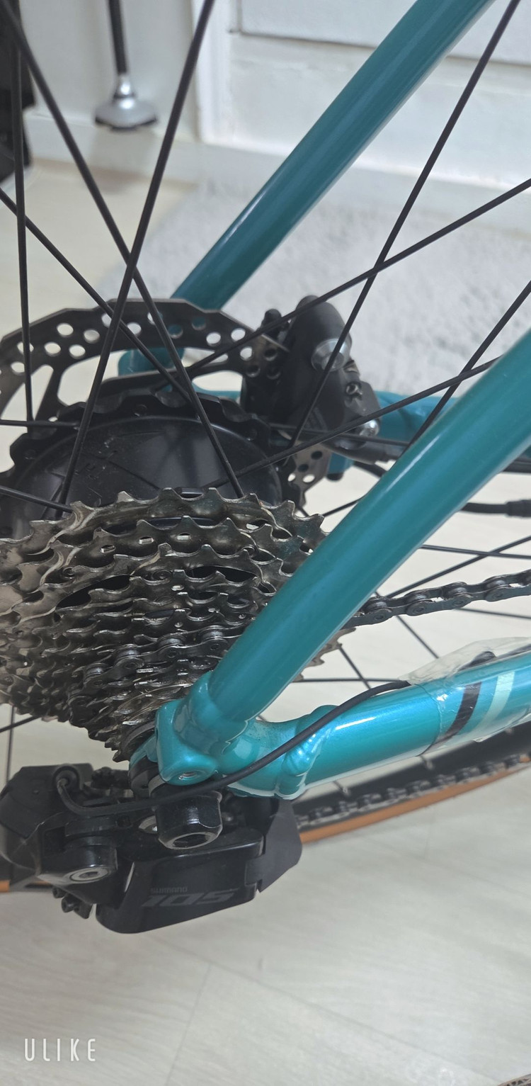 메리다 e사일렉스 400+105di2구동계+메리다일체형카본드롭바 등(로드 전기자전거 브롬톤 버디미니벨로/대차가능) 이미지