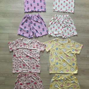 120 사이드 유아 내복 4세트 새옷 이미지