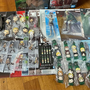 제일복권 진격의 거인 라스트원 짐승 초대형 거인 초코노코 리바이 굿즈 이미지